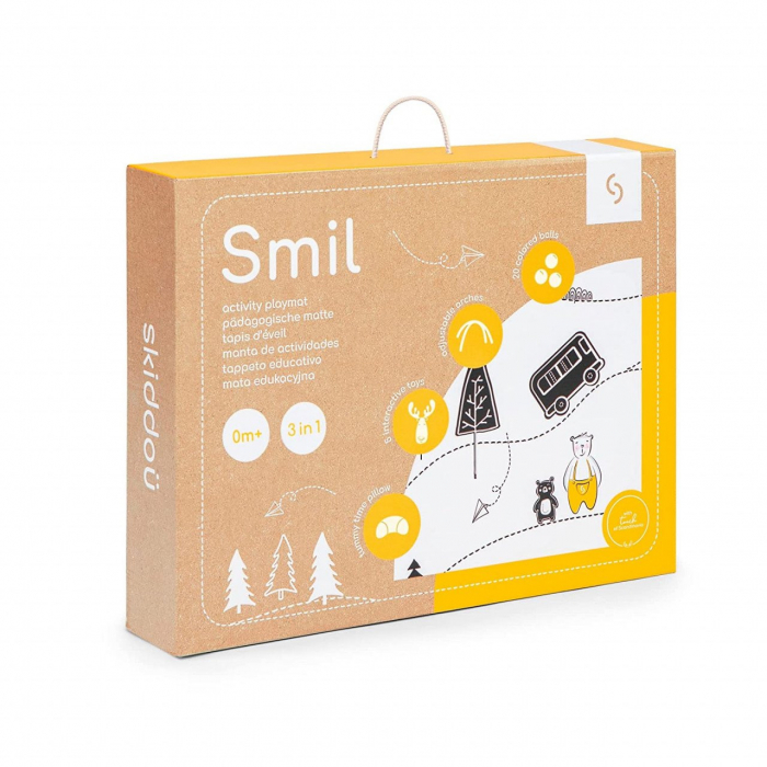 Covoras senzorial si educativ 3 in 1 Skiddou Smil [6]