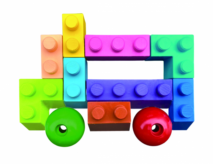 Creioane cerate interconectabile Block Crayons - Autobuz Scolar, Haku Yoka [2]