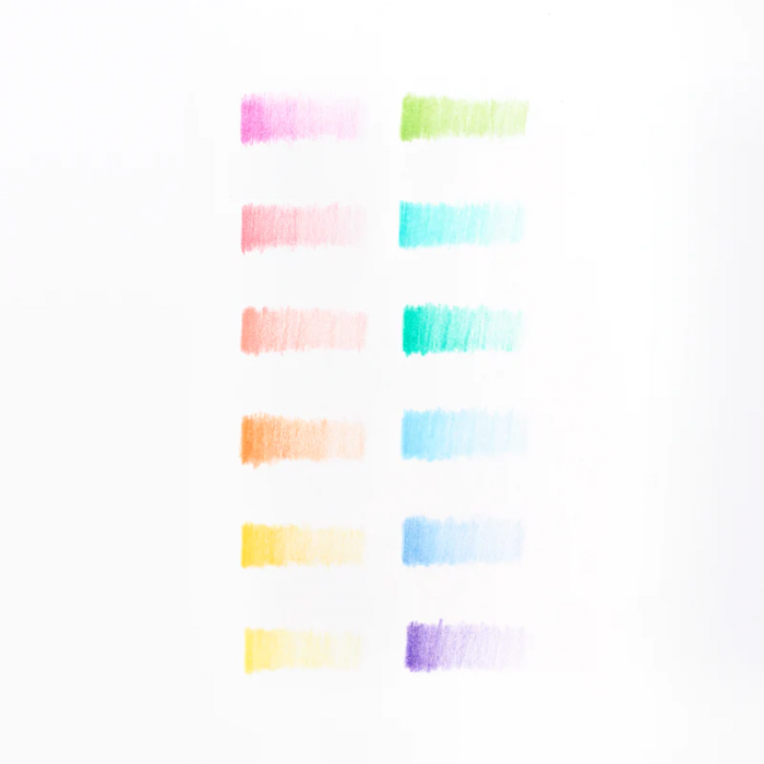 Creioane colorate în nuanțe pastelate - Set de 24 [3]