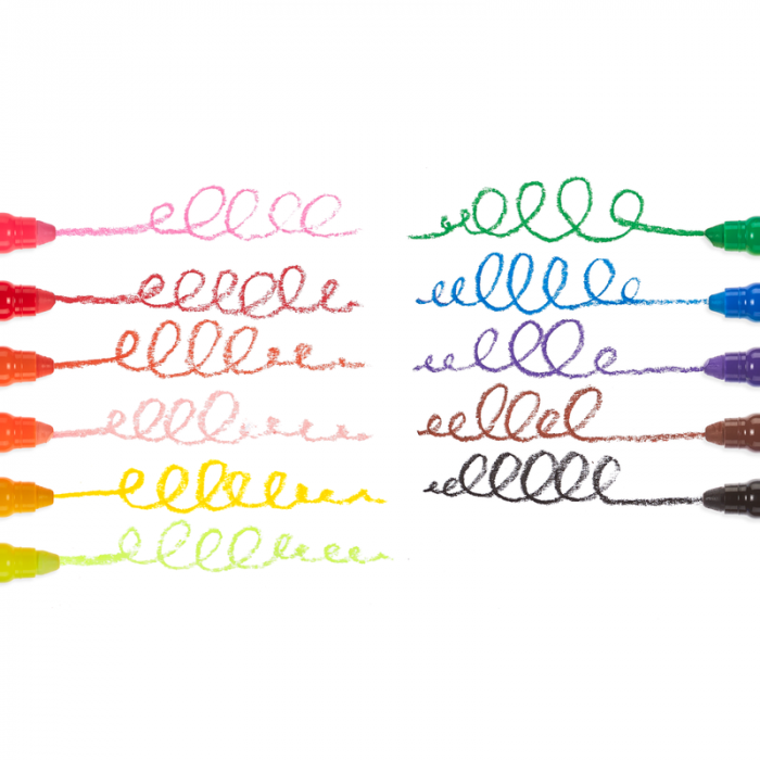 Creioane cu gel pentru geam si sticla, Rainy Dayz, set 12 culori lavabile [3]
