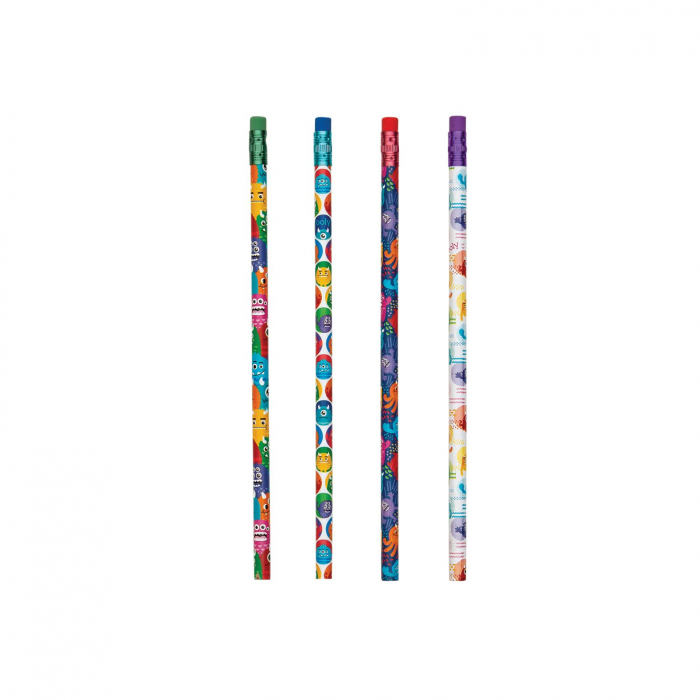 Creioane grafit HB Monstruleti - Set de 12 [3]