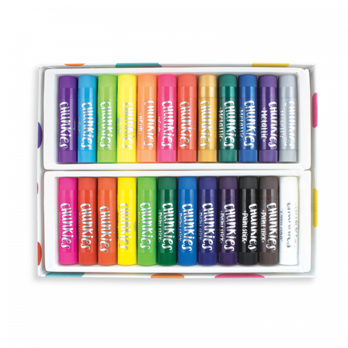Creioane tempera solida Chunkies, 24 bucati [2]