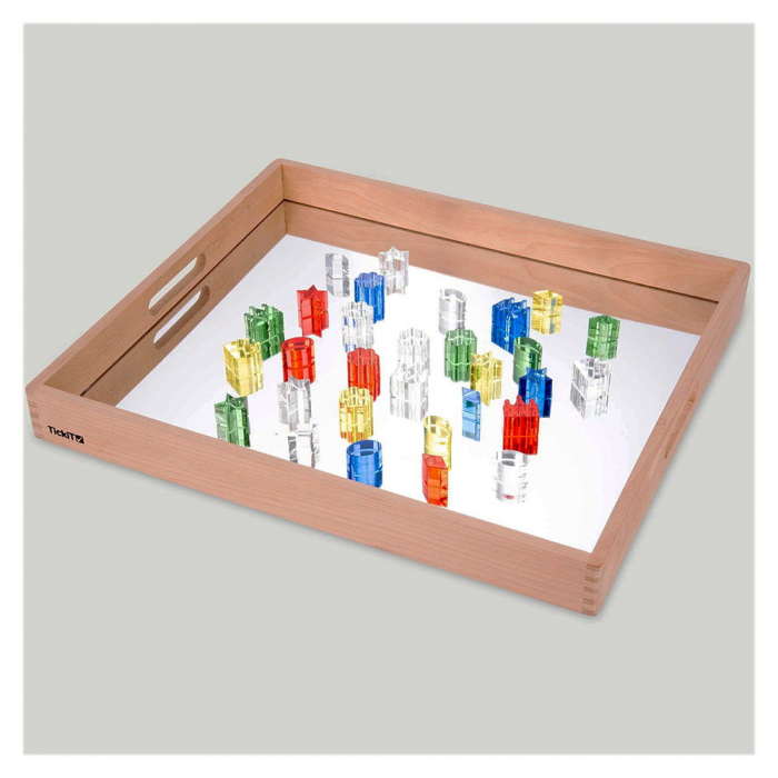 Cristale colorate transparente, set 30 de piese, TickiT [6]