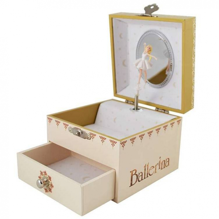 Cutie muzicala cub cu sertar "Ballerina" [2]