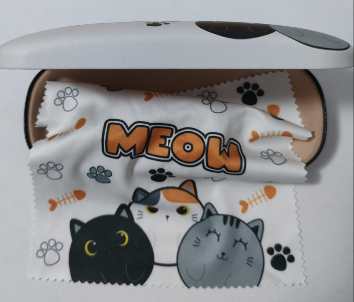 Etui cu protectie pentru ochelari, cu deisgn pisicute [2]