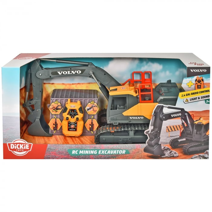 Excavator Dickie Toys Volvo Mining Excavator cu telecomanda [19]