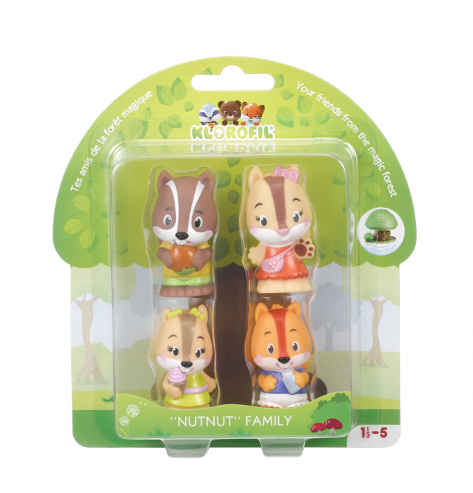Familia de veverite Nutnut - Set figurine joc de rol [7]