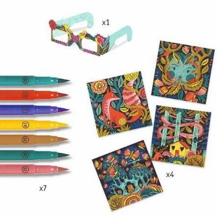 Atelier de colorat 3D, Fantezie in padure [3]