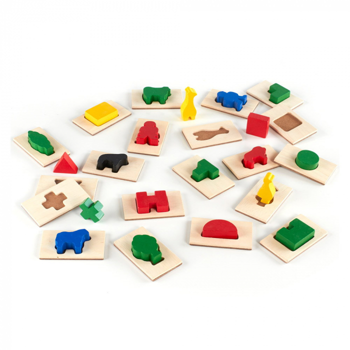 Feel & Find 3D, joc tactil de potrivire, Guidecraft [1]