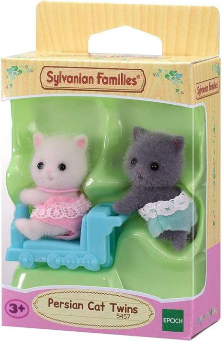 Figurine Sylvanian Families-Gemenii Pisicute Persane [3]