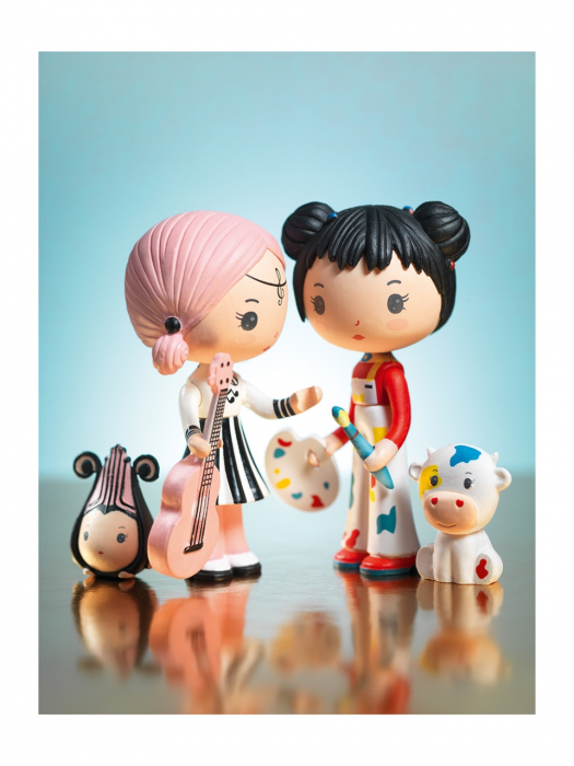 Figurine Tinyly Barbouille & Gribs, Djeco [2]