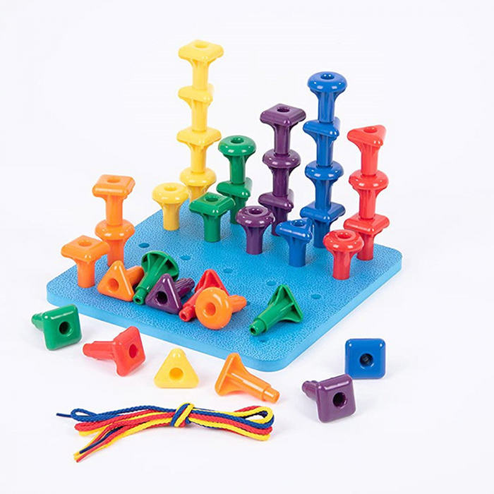 Geo Pegs, set 36 de cuie gigant cu plansa [5]