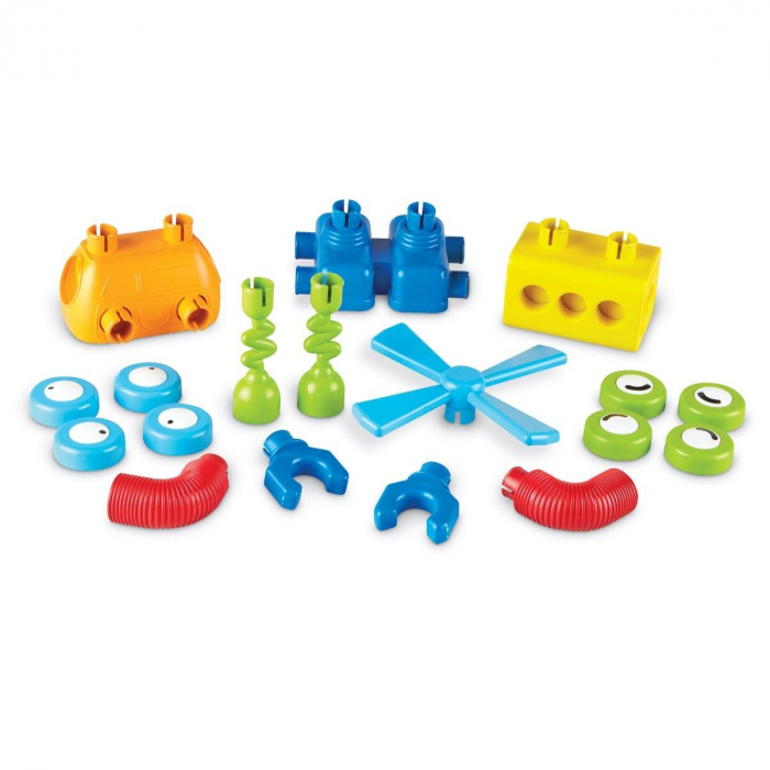 Hai sa construim - 1, 2, 3  Robotel colorat [8]