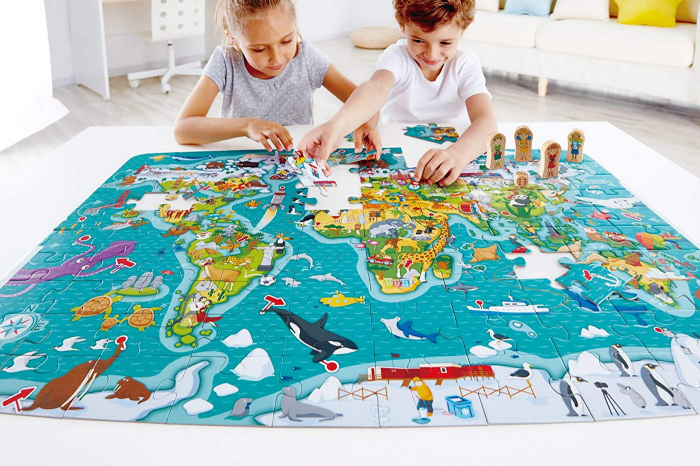 Puzzle 2 în 1, Turul lumii [3]