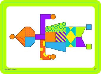 Imagination patterns, joc de constructie din lemn, cu piese magentice [5]