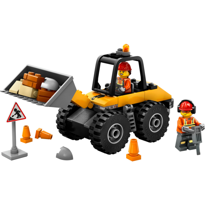 Încarcator pe roti galben pentru constructii [9]