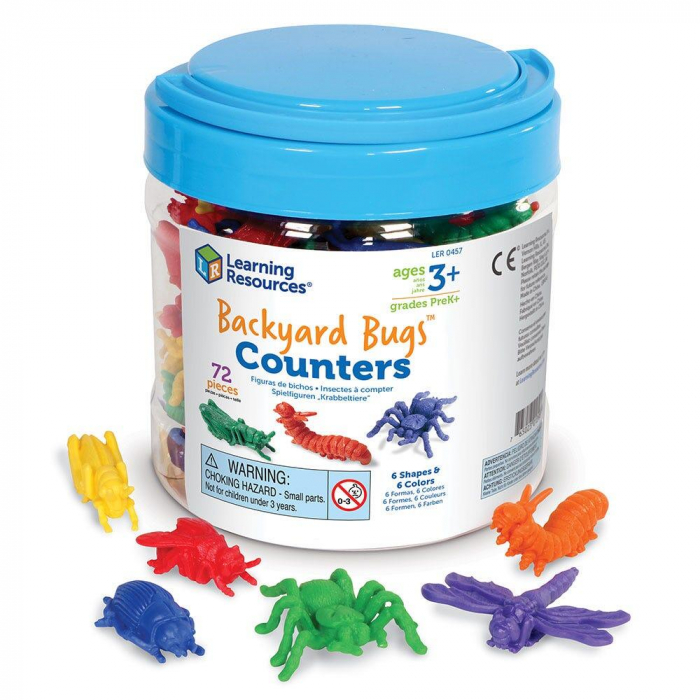 Insecte de gradina pentru numarat - set 72 buc [7]