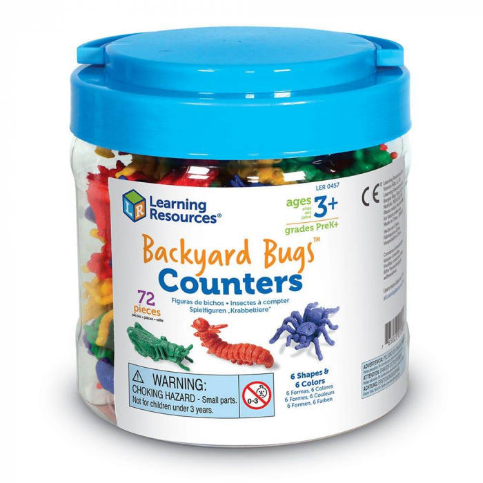 Insecte de gradina pentru numarat - set 72 buc [6]