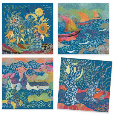 Inspired by Van Gogh, răzuit Spre Sud [6]