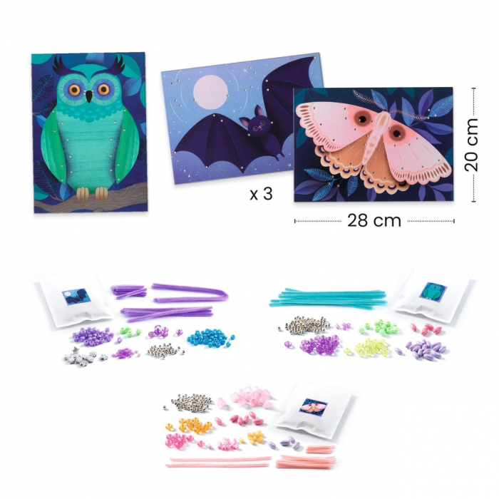 Joc creativ margele Luminează noaptea, Djeco [3]