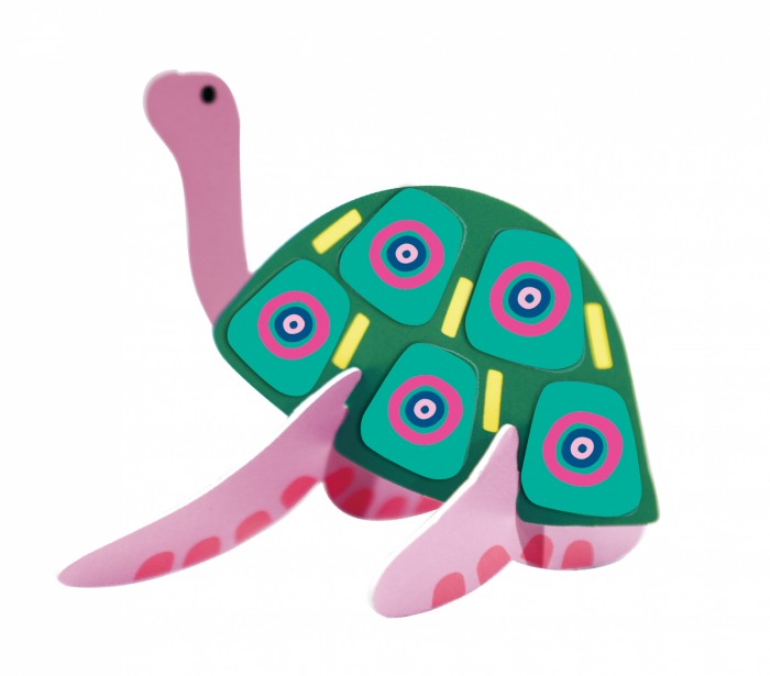 Joc creativ Stick'N'Play cu scene 3D si stickere repozitionabile - Animale polare si marine [6]