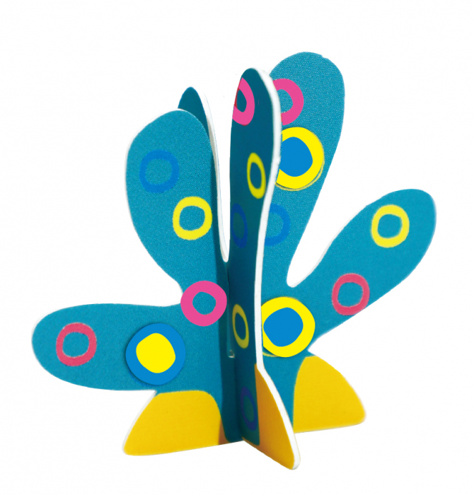 Joc creativ Stick'N'Play cu scene 3D si stickere repozitionabile - Animale polare si marine [9]