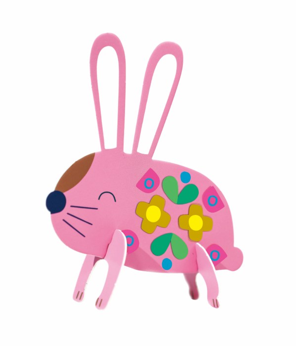 Joc creativ Stick'N'Play cu scene 3D si stickere repozitionabile - Gradina Secreta [4]