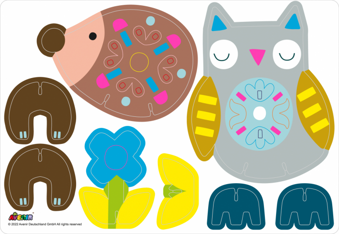 Joc creativ Stick'N'Play cu scene 3D si stickere repozitionabile - Gradina Secreta [12]