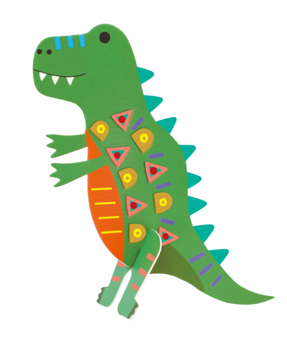 Joc creativ Stick'N'Play cu scene 3D si stickere repozitionabile - Lumea Dinozaurilor [7]