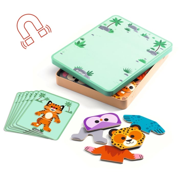 Joc cu magneti Mix'n'match, Djeco [4]