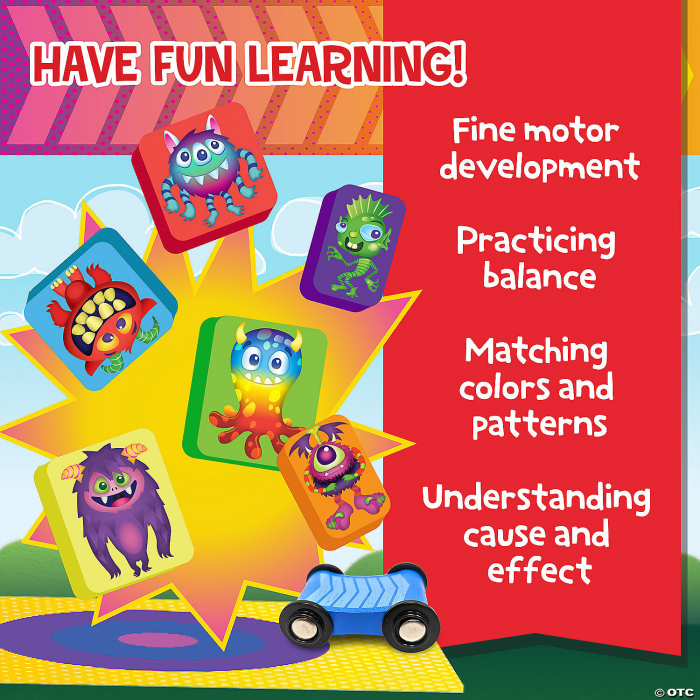 Joc distractiv de asociere si motricitate cu mostruleti haiosi, Crash Monsters [4]