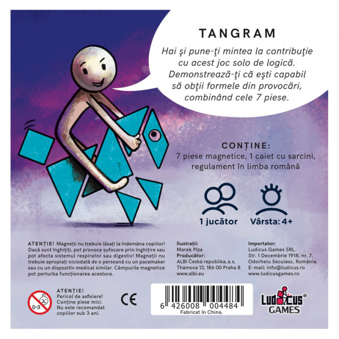 Joc de logica, Tangram magnetic [4]