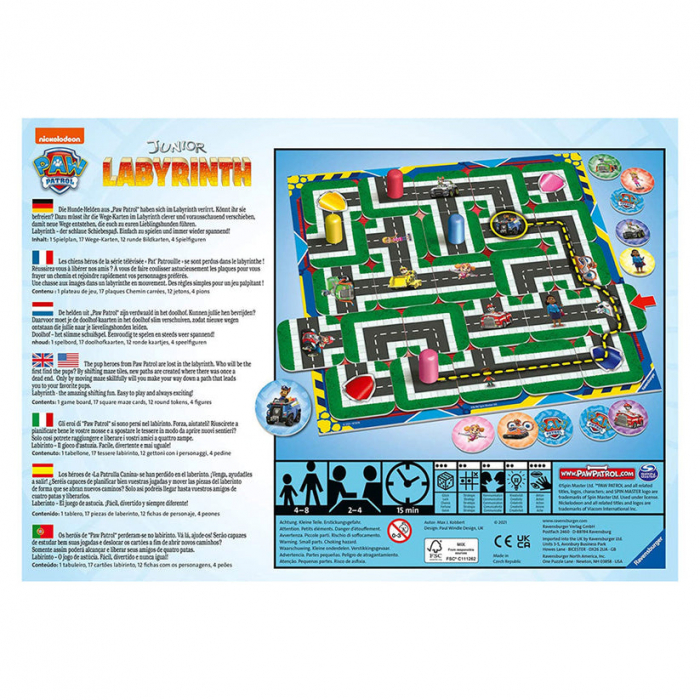 Joc de societate de tip labirint, Labyrinth Paw Patrol Junior [3]