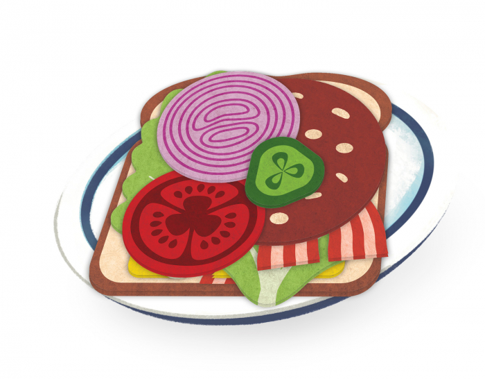 Joc matematic pentru prescolari, Math sandwich, Peaceable Kingdom [10]