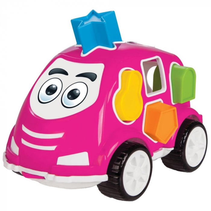 Jucarie cu sortator Pilsan Car pink [3]