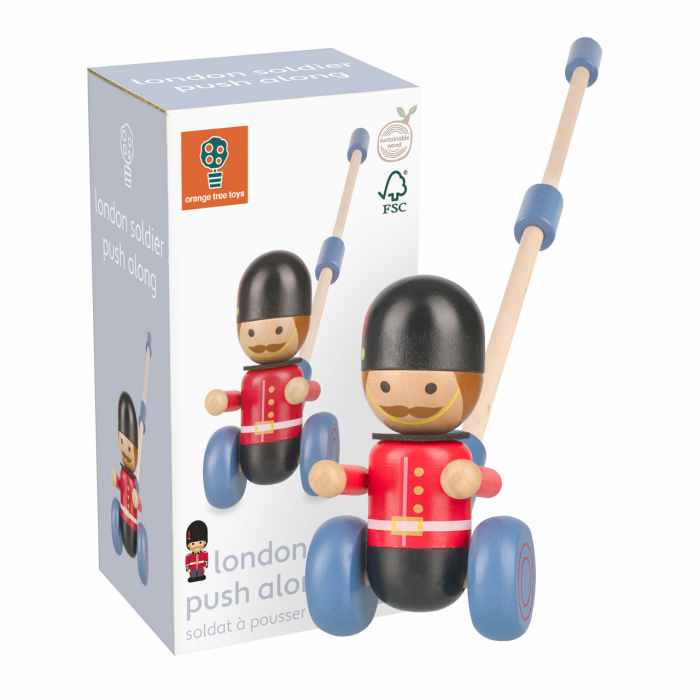 Jucarie de impins soldat londonez, Orange Tree Toys [2]