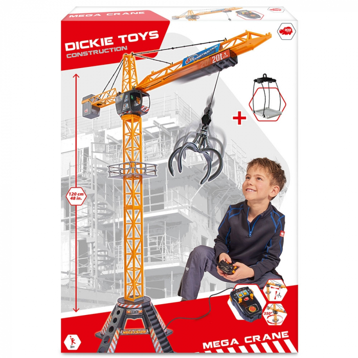 Jucarie Dickie Toys Macara Mega Crane cu telecomanda [8]