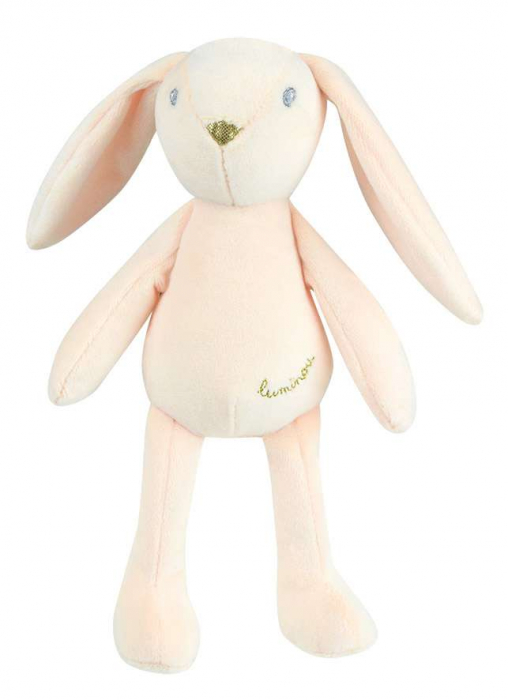 Jucarie Plus Jemini Fosforescenta 21cm Iepure Luminou Roz [2]