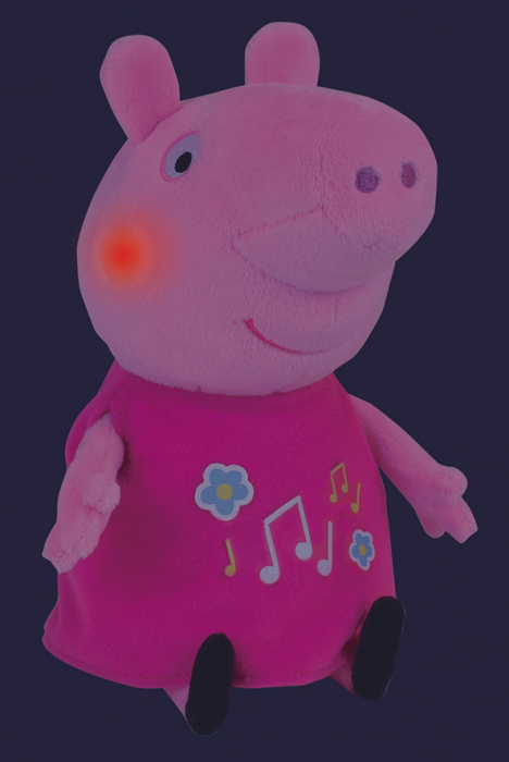 Jucarie Plus Muzicala Jemini Cu Lumini 25cm Peppa Pig [4]
