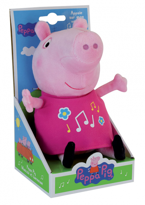 Jucarie Plus Muzicala Jemini Cu Lumini 25cm Peppa Pig [3]