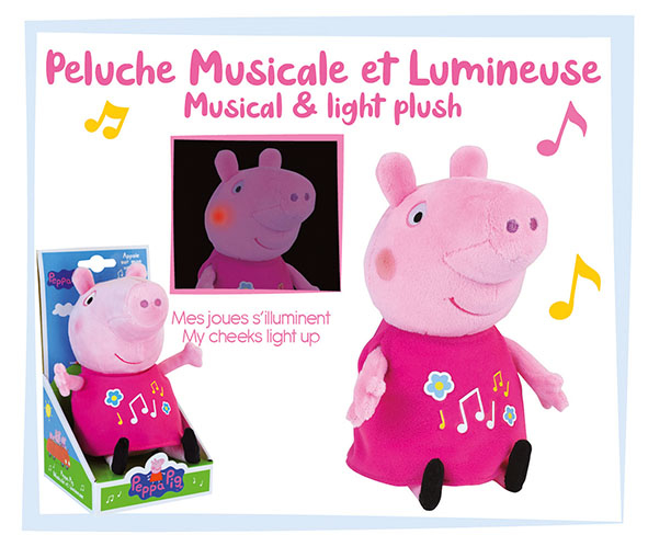 Jucarie Plus Muzicala Jemini Cu Lumini 25cm Peppa Pig [5]