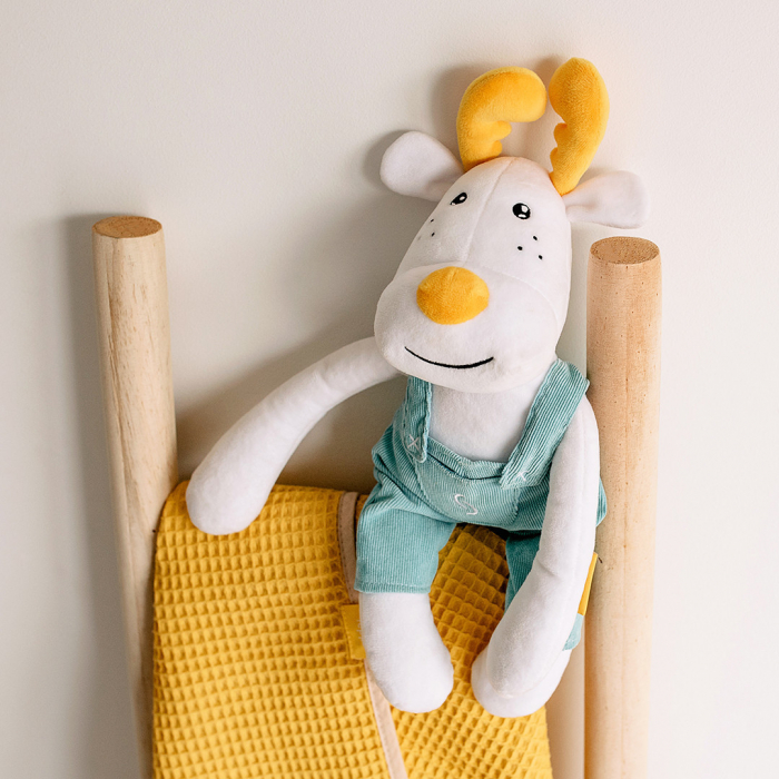 Jucarie ren de plus pentru copii, Skiddou, 30 cm [7]