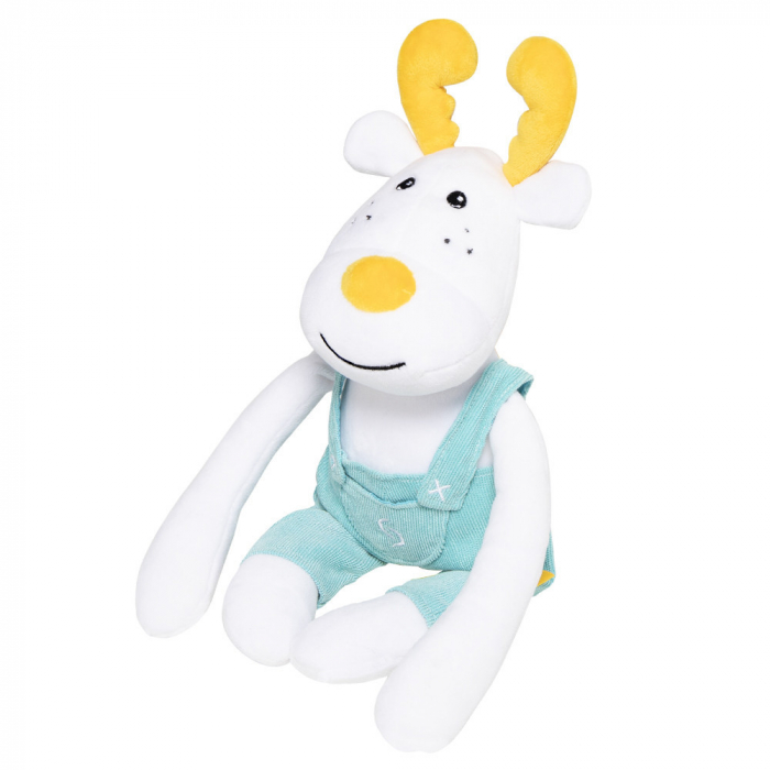 Jucarie ren de plus pentru copii, Skiddou, 30 cm [9]