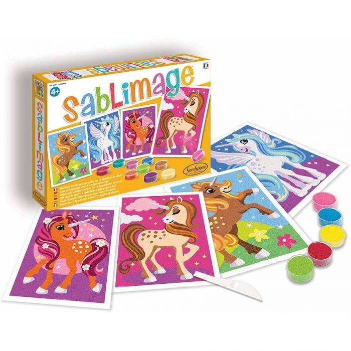 Kit creativ cu nisip Sablimage - Unicorni [2]