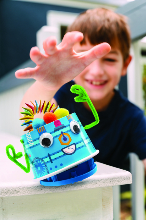 Kit creativ STEM - Robotul din carton, Thinking Kits [3]