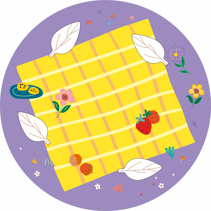 Kit de activitati cu creioane colorate - La picnic [9]