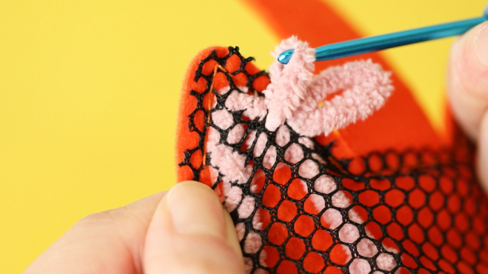 Kit DIY Loopie Fun -  Prima mea geanta de plus bucle, Ursulet [8]