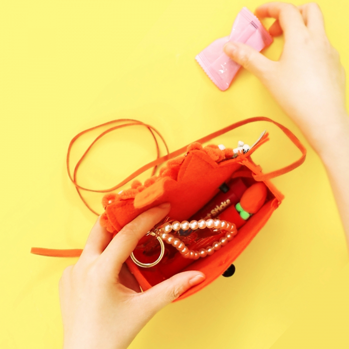 Kit DIY Loopie Fun -  Prima mea geanta de plus bucle, Vulpe [3]