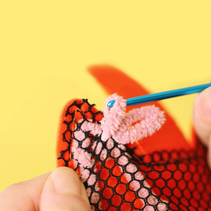Kit DIY Loopie Fun -  Prima mea geanta de plus bucle, Vulpe [7]