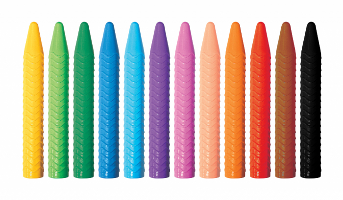 Kit rola de desenat 3 m si 12 creioane colorate cerate, Haku Yoka - Dinozauri [2]